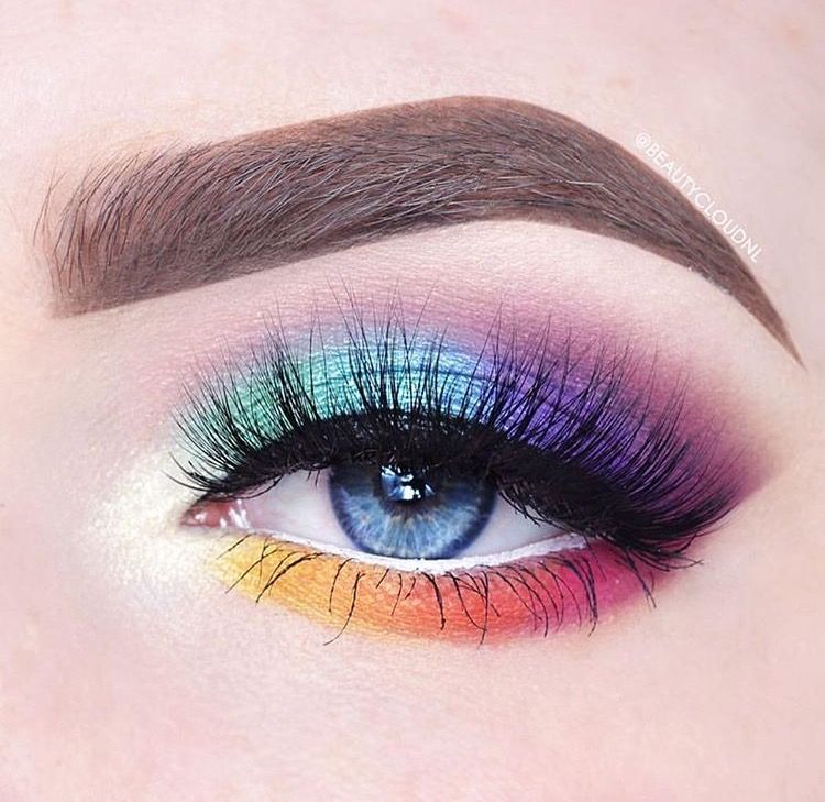 rainbow eyeshadow